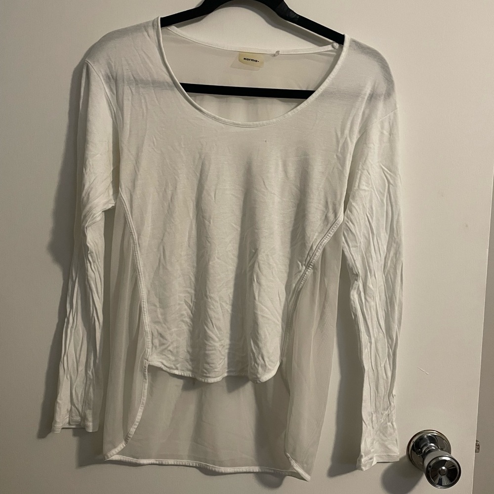 Mesh back athletic top
